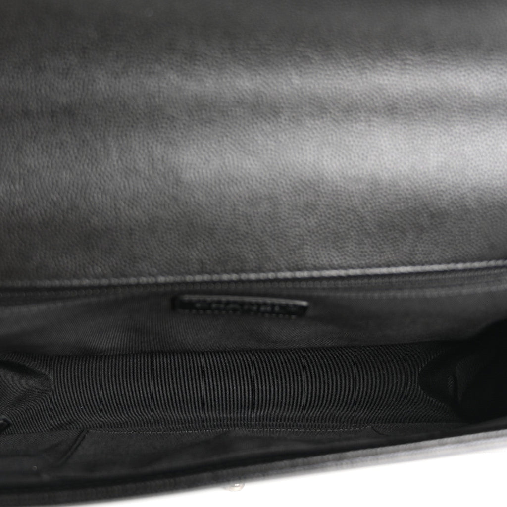 Caviar Quilted New Medium Boy Flap Black