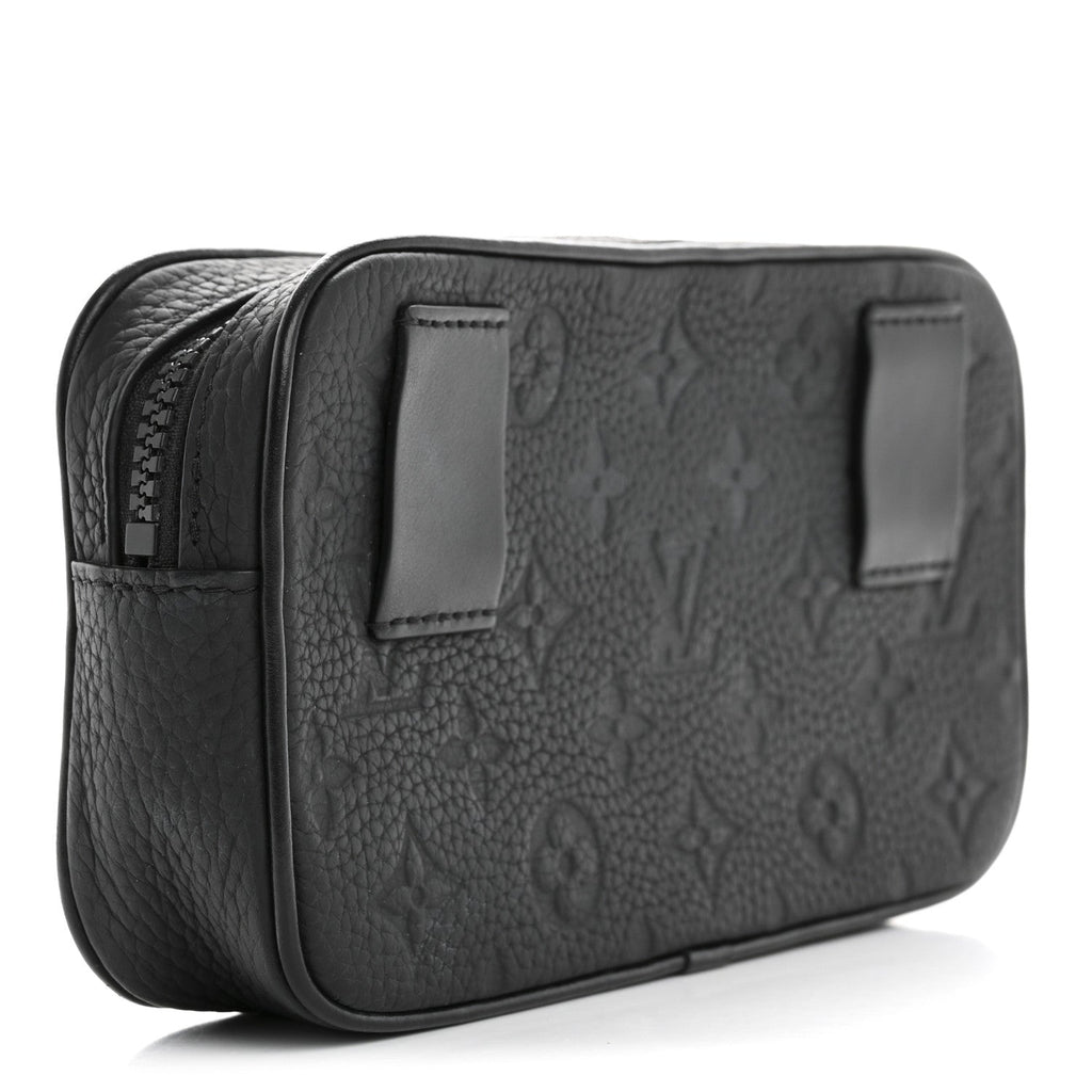 Taurillon Monogram Uniformes Solar Ray Soft Pochette Volga Belt Bag Black