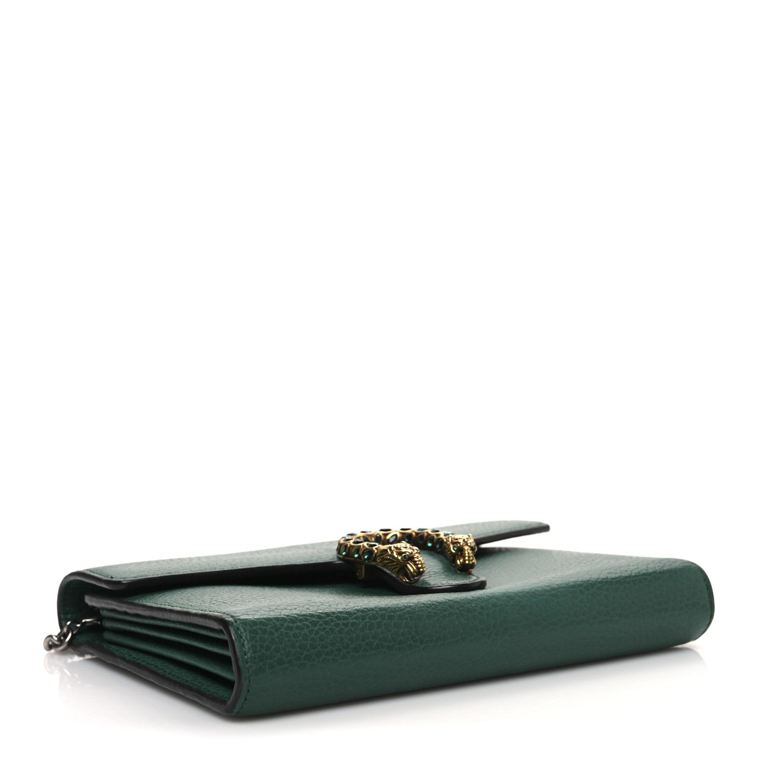 Calfskin Mini Dionysus Chain Wallet Emerald