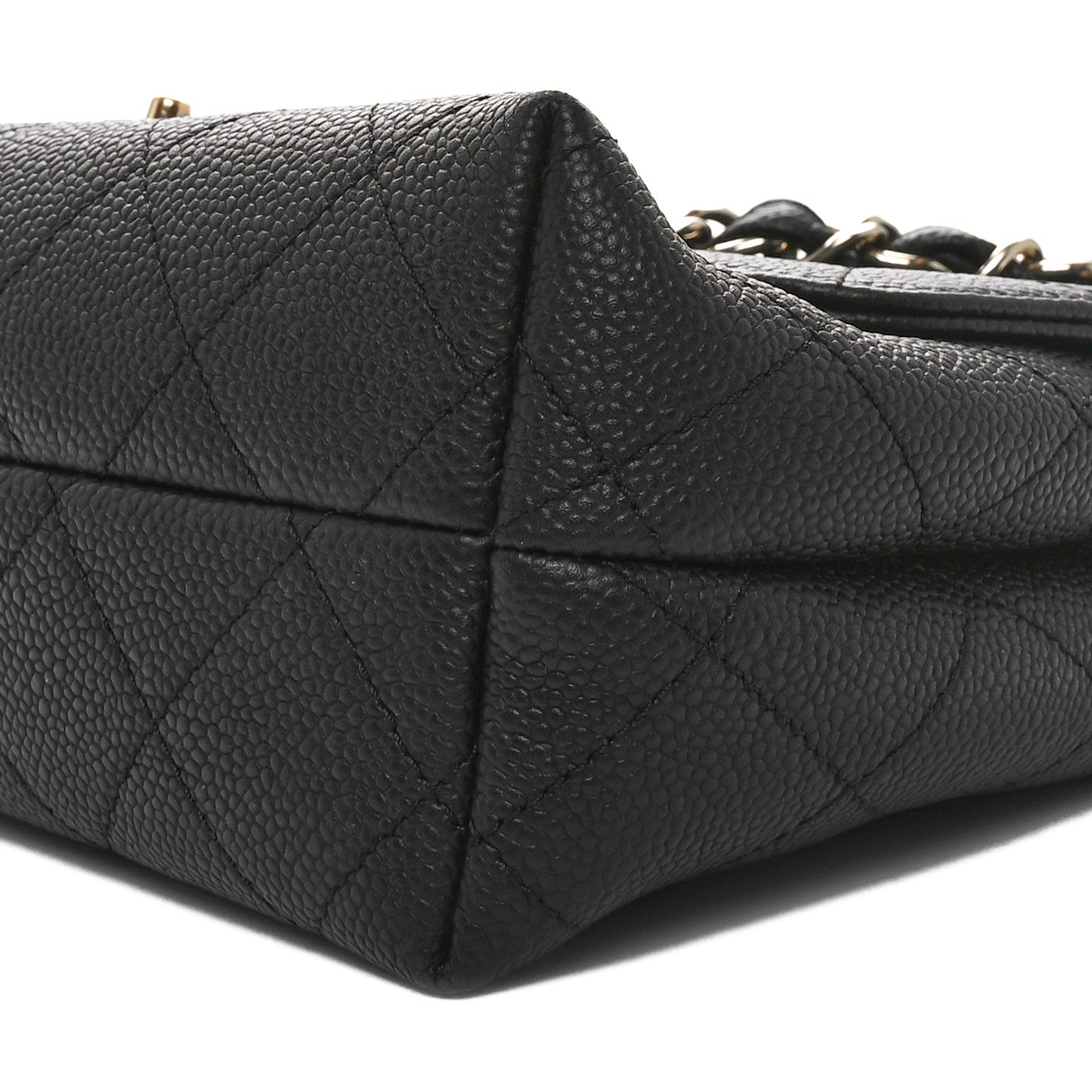 Caviar Quilted City Walk Flap Black