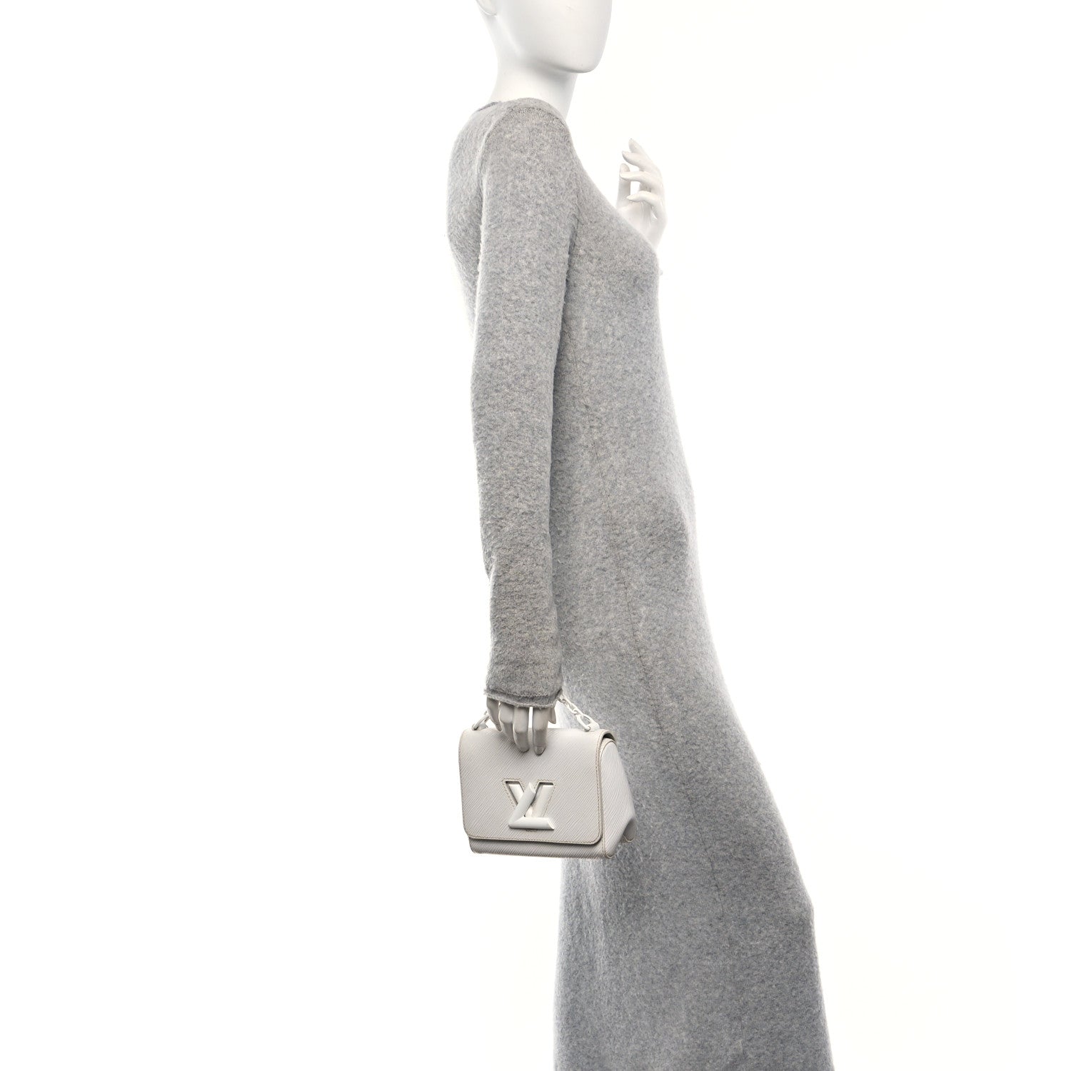 Epi Twist Shoulder Bag PM White