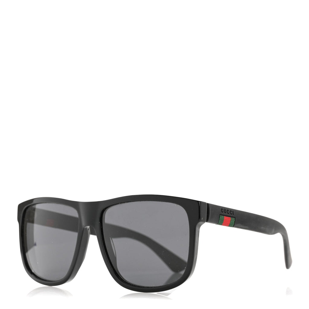 Web Square Frame GG0010S Sunglasses Black
