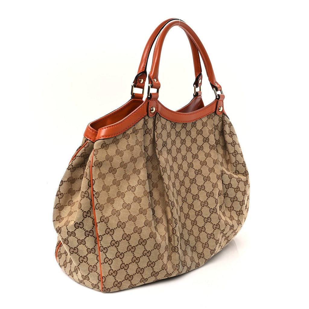 Monogram Large Sukey Tote Orange
