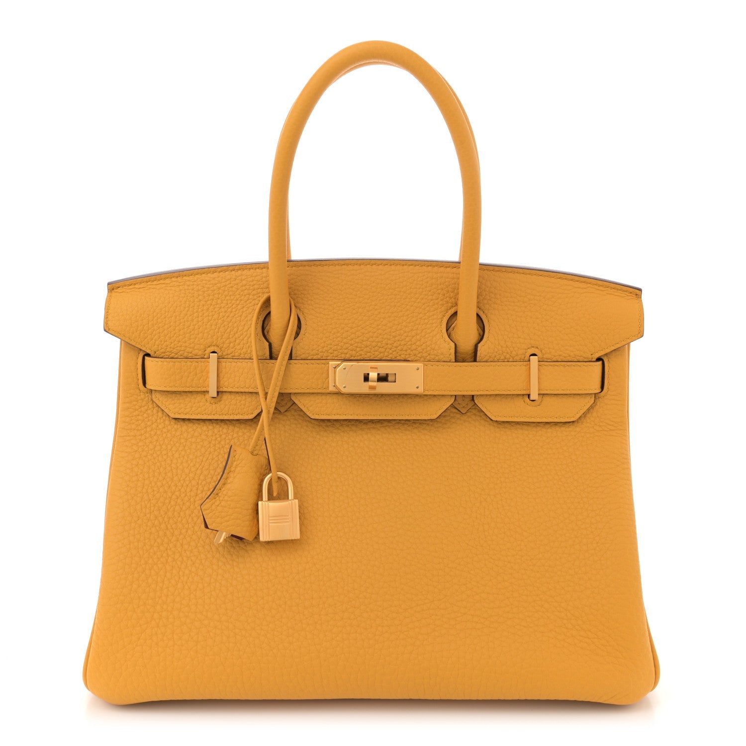 Togo Horseshoe Birkin 30 Jaune Ambre Rubis