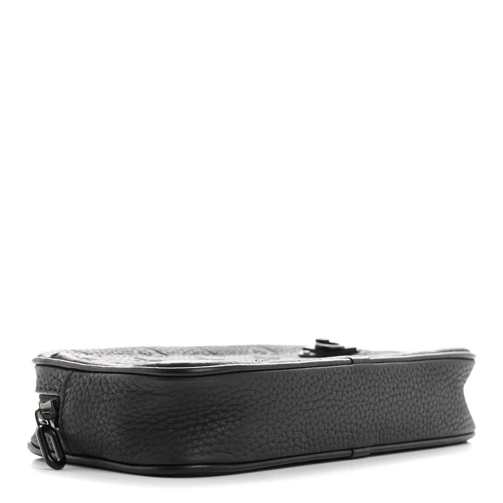 Taurillon Monogram Uniformes Solar Ray Soft Pochette Volga Belt Bag Black