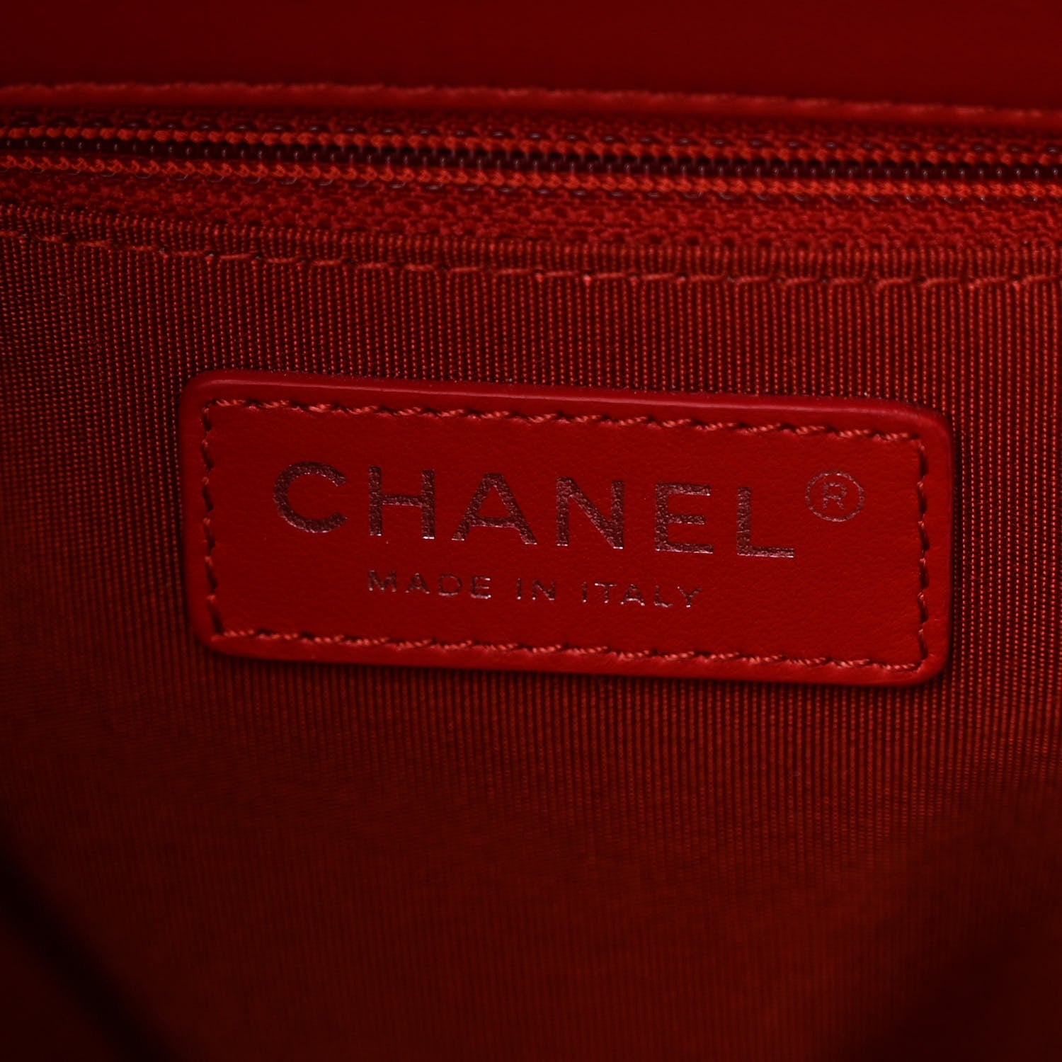 Lambskin Quilted Urban Delight Tote Red
