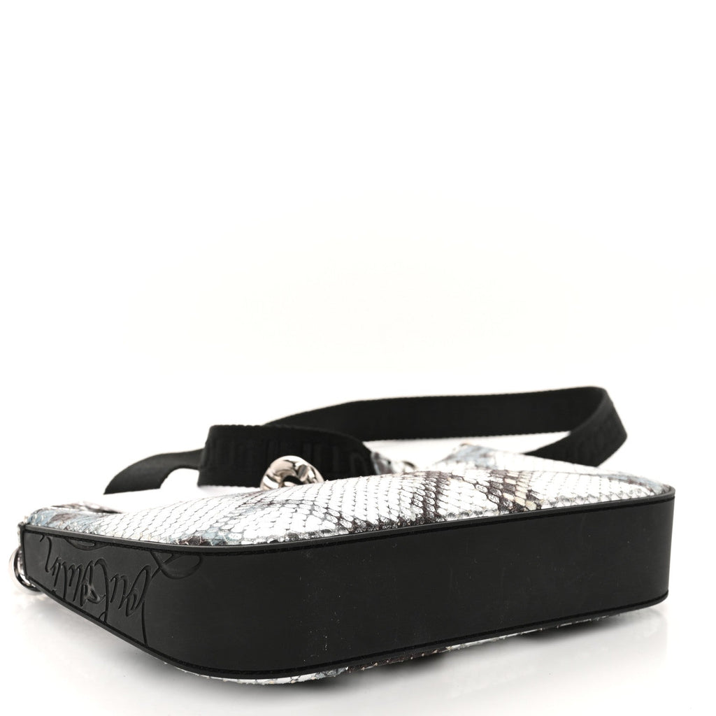 Calfskin Amazonia Loubila Mini Chain Shoulder Bag Multicolor