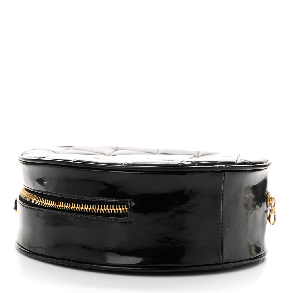 Patent CC Round Vanity Case Black