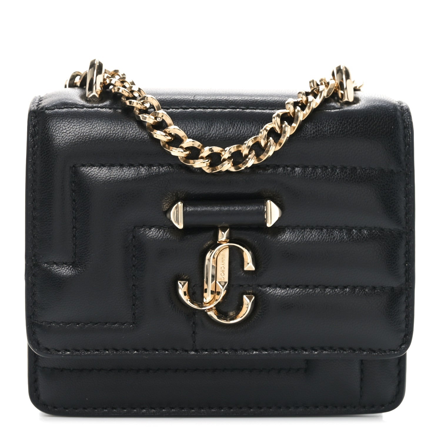 Nappa Quilted Varenne Micro Avenue Quad Black