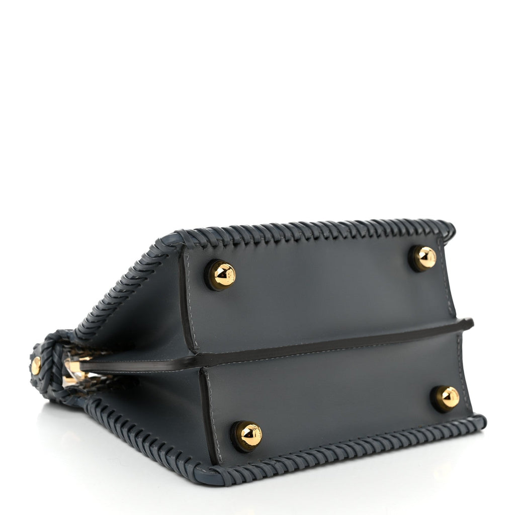 Vitello King Shiny Nappa Intreccio Petite Peekaboo I SEE U Satchel  Tempesta