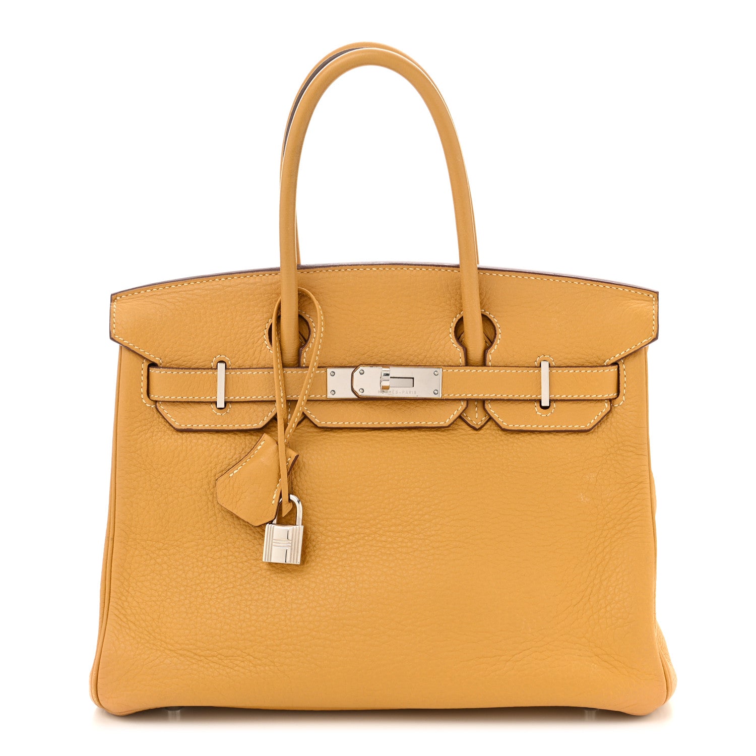 Taurillon Clemence Birkin 30 Natural Sable