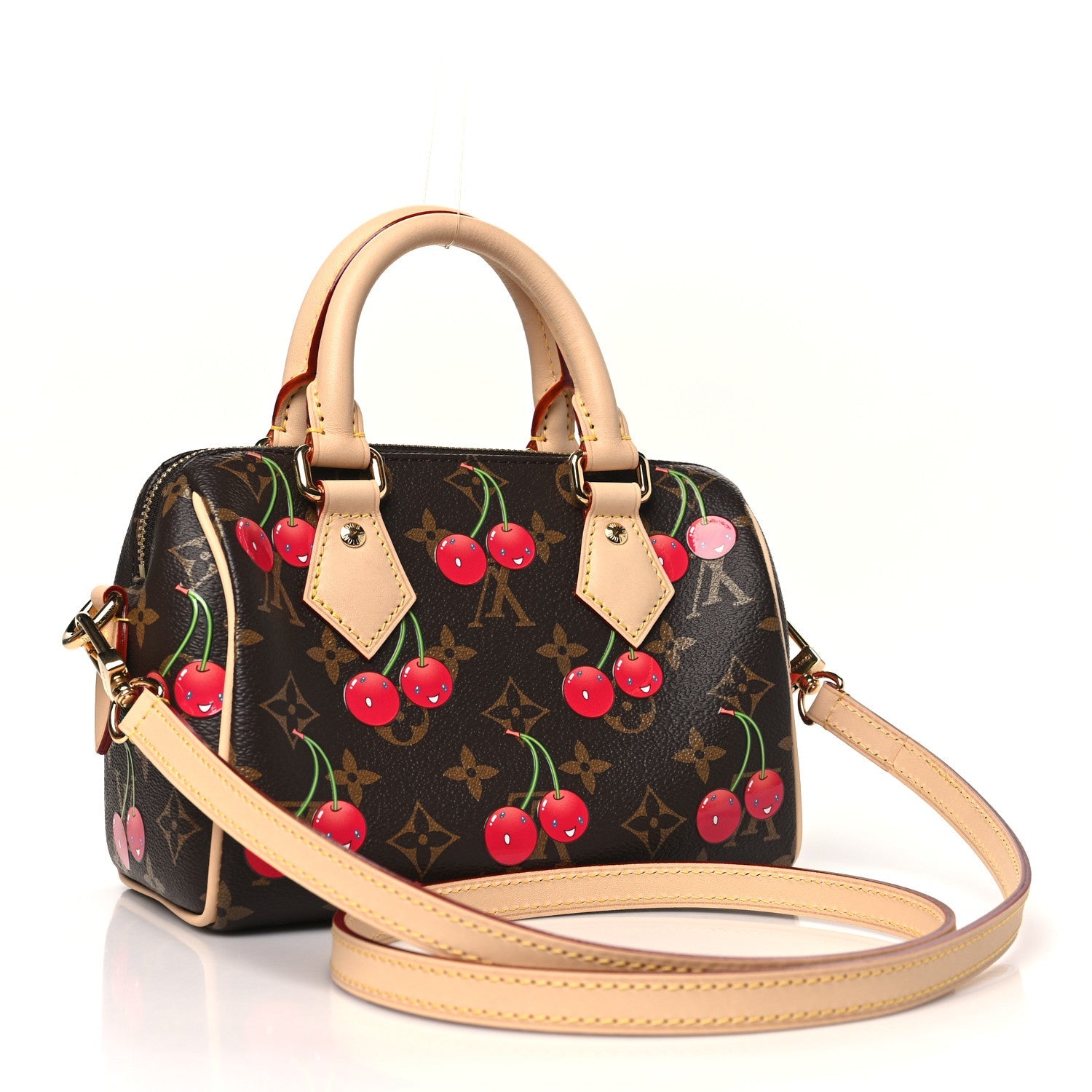 LV X TM Monogram Cerises Speedy Bandouliere 20