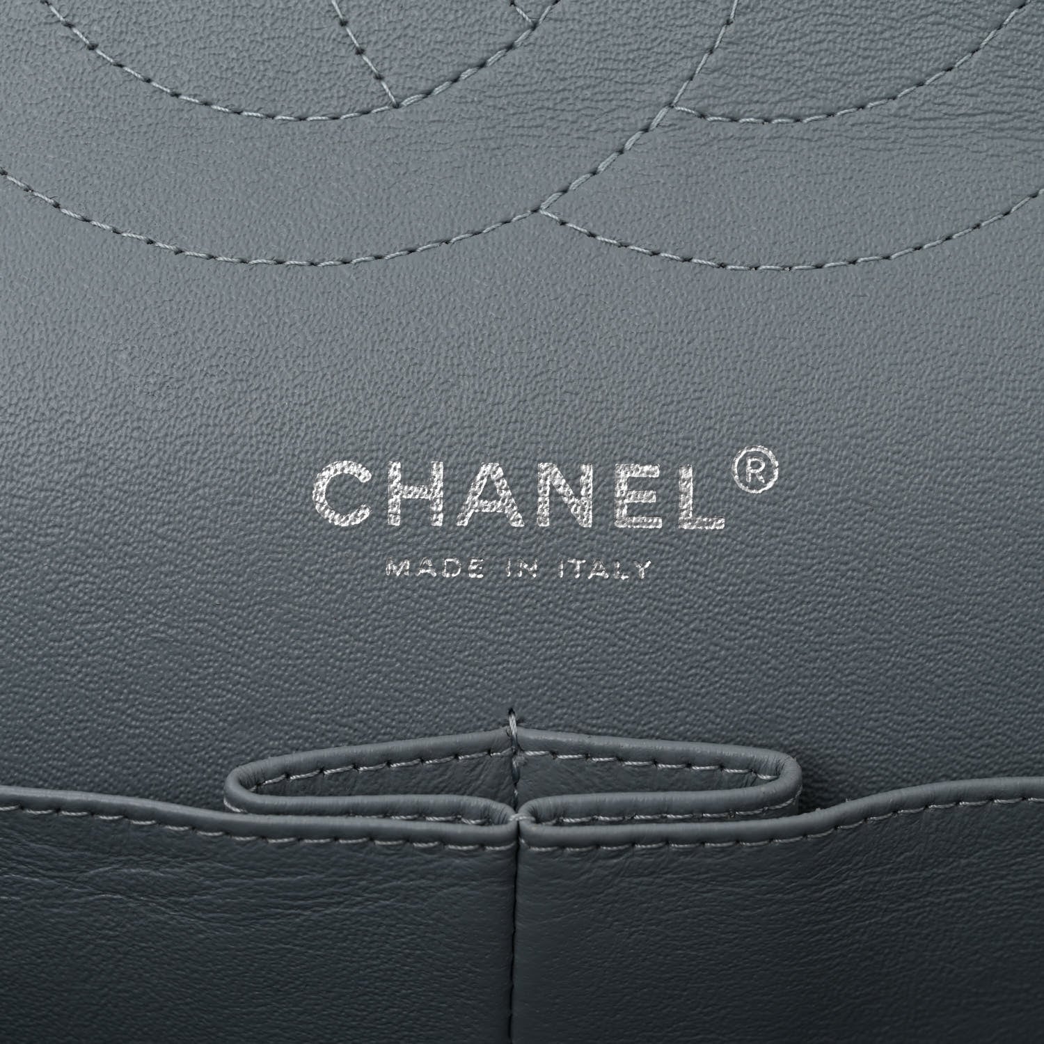Iridescent Caviar Quilted Jumbo Double Flap Light Blue