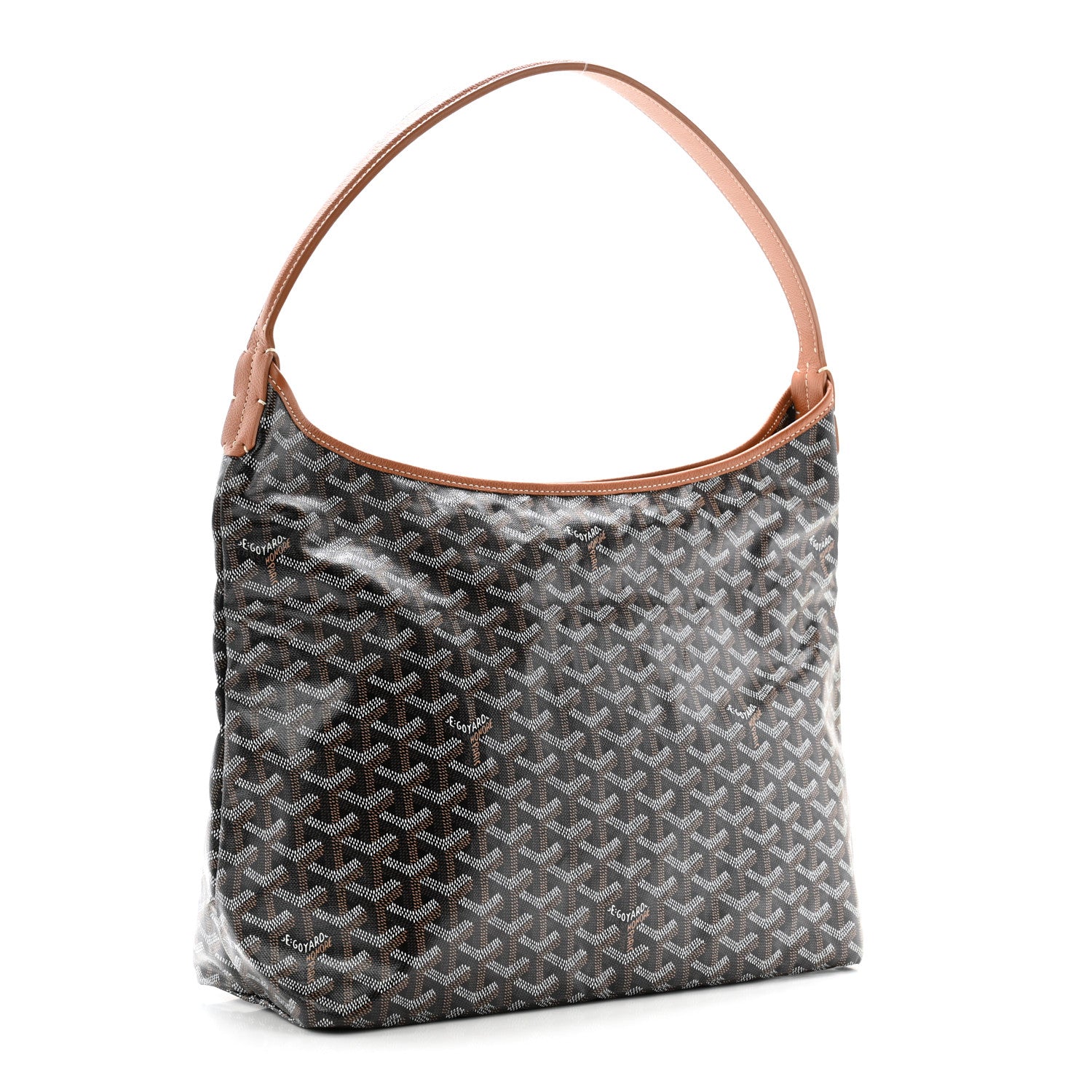 Goyardine Boheme Hobo Black Gold