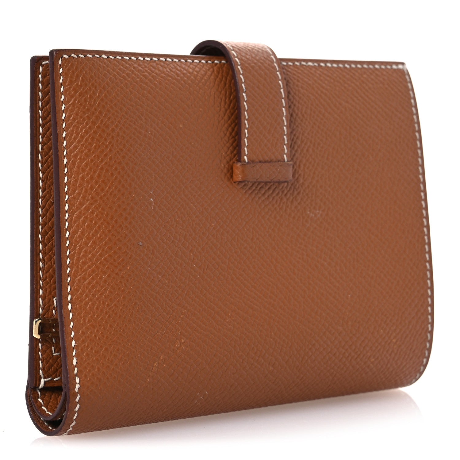 Epsom Bearn Compact Wallet Gold