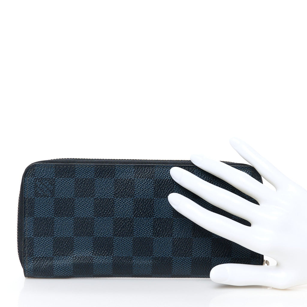 Damier Cobalt Zippy Wallet Vertical