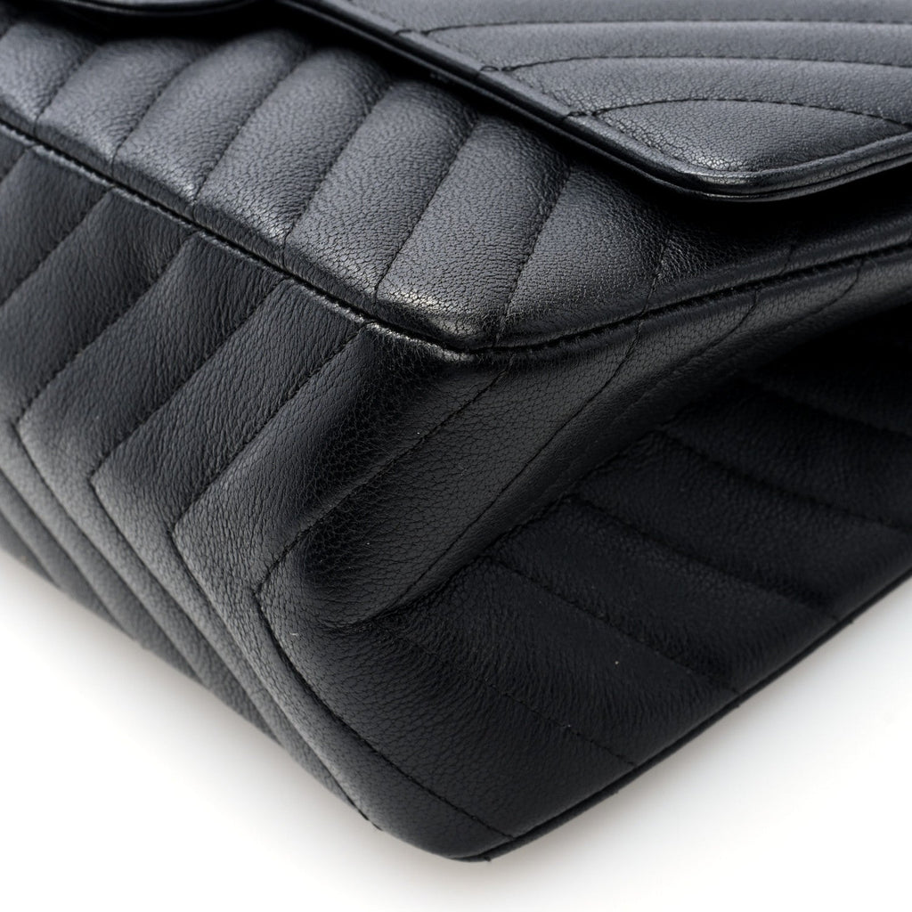 Sheepskin Chevron Quilted 2.55 Reissue 226 Flap So Black