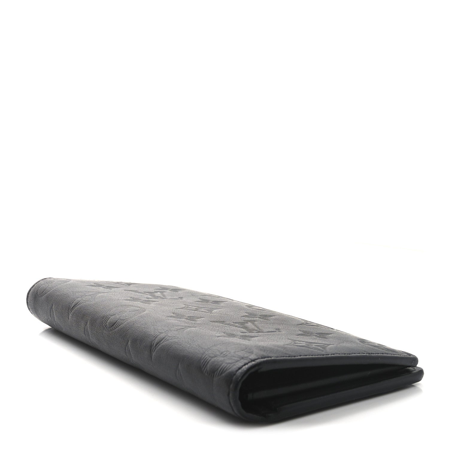 Calfskin Monogram Shadow Brazza Wallet Black