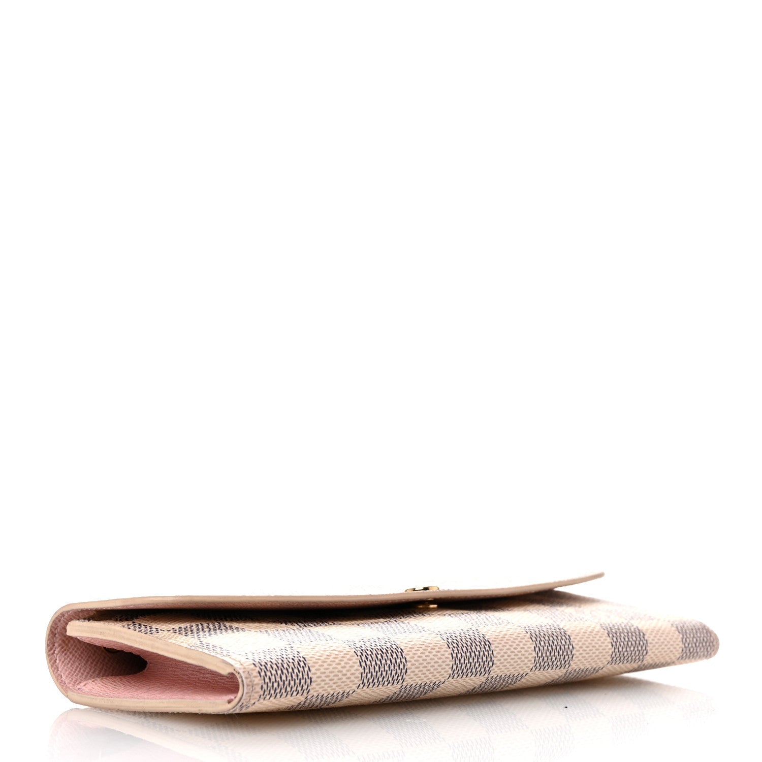 Damier Azur Emilie Wallet Rose Ballerine