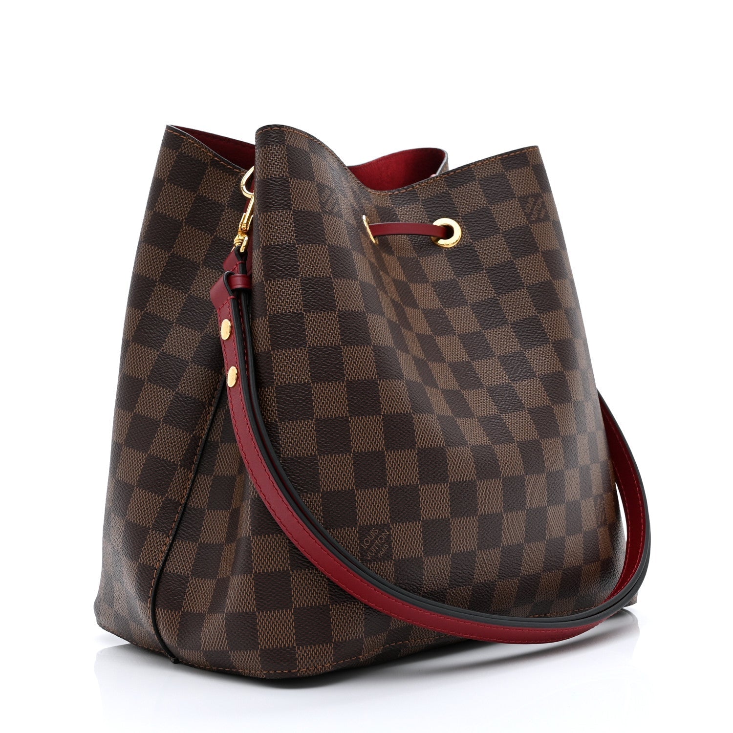Damier Ebene Neonoe MM Cherry Berry