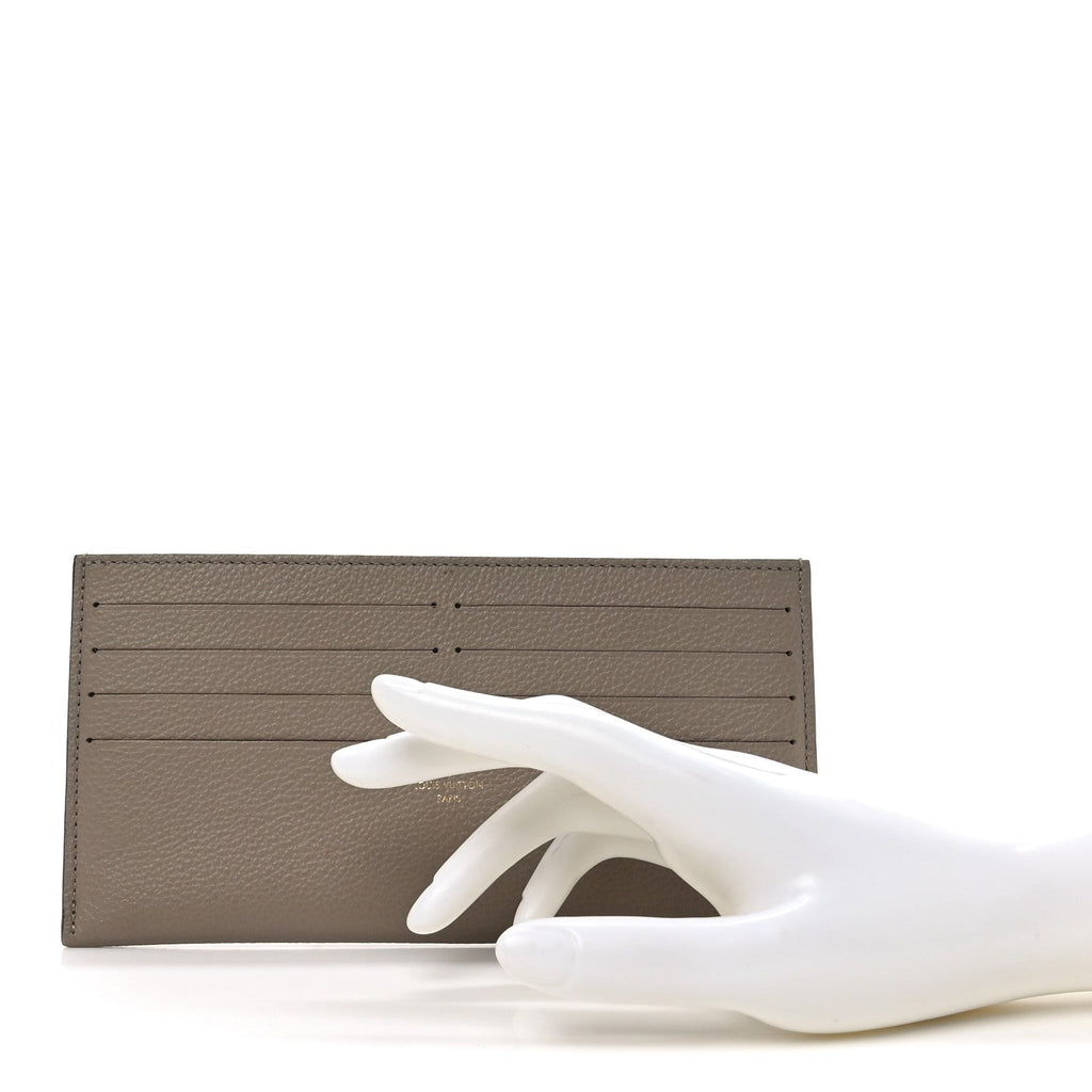 Calfskin Felicie Chain Wallet  Holder Insert Galet