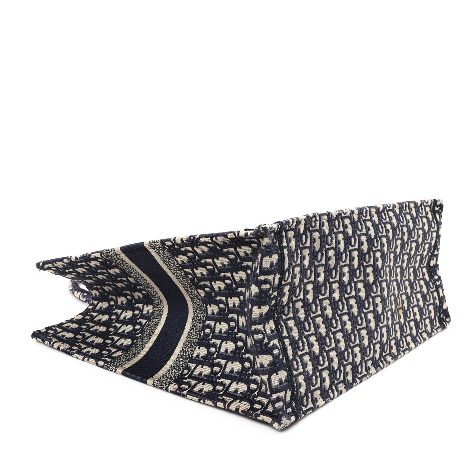 Oblique Large Book Tote Blue Multicolor