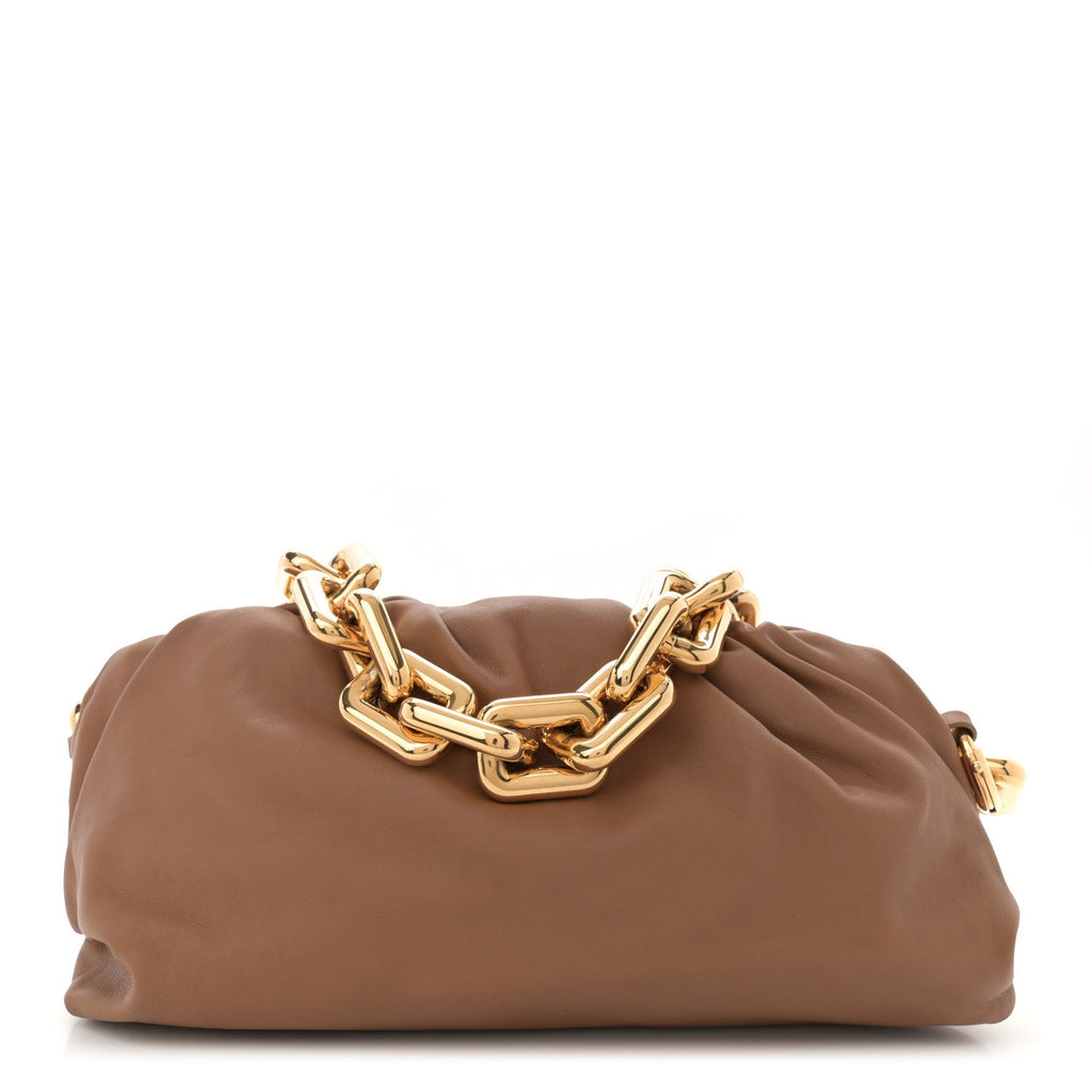 Calfskin The Pouch Chain Teak