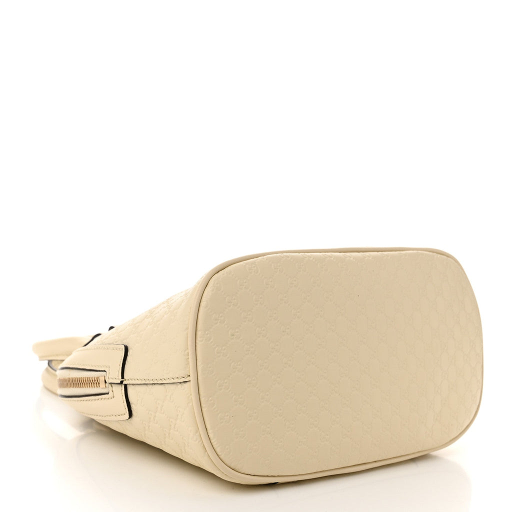 Soft Microguccissima Mini Dome Bag Ivoire