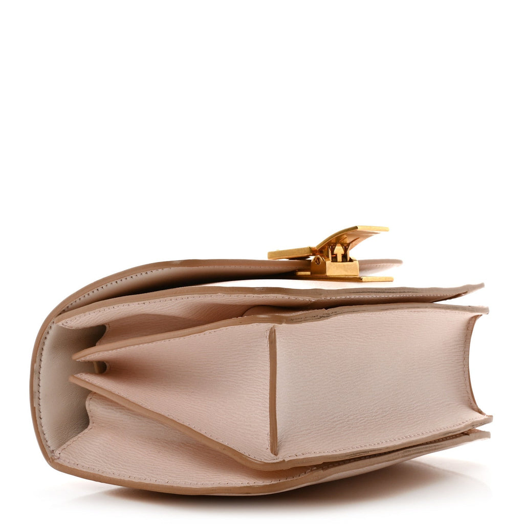 Liege Calfskin Small Classic Box Flap Bag Blush