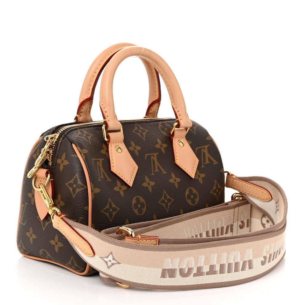 Monogram Speedy Bandouliere 20 Beige
