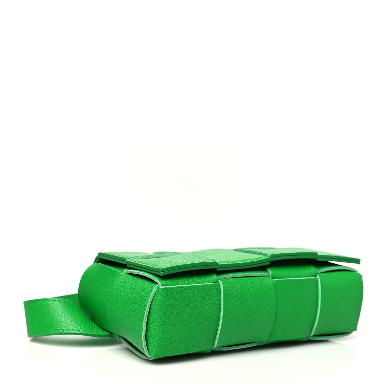 Nappa Maxi Intreccio Mini Belt Cassette Bag Parakeet