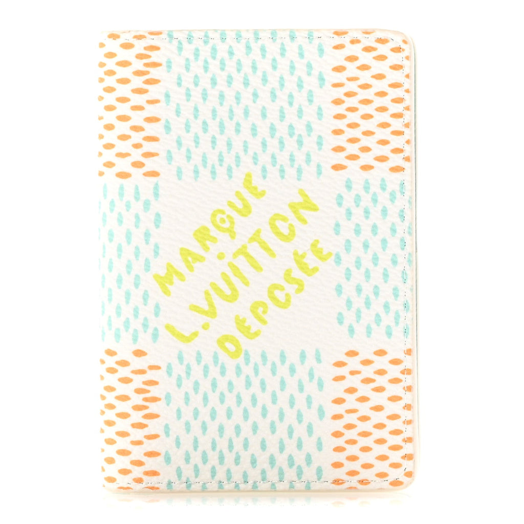 Damier Heritage Pocket Organizer White