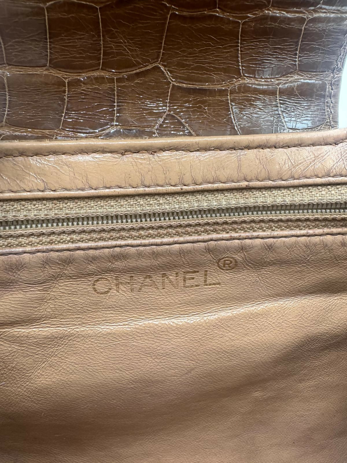 Chanel Vintage Crocodile Kelly Top Handle bag