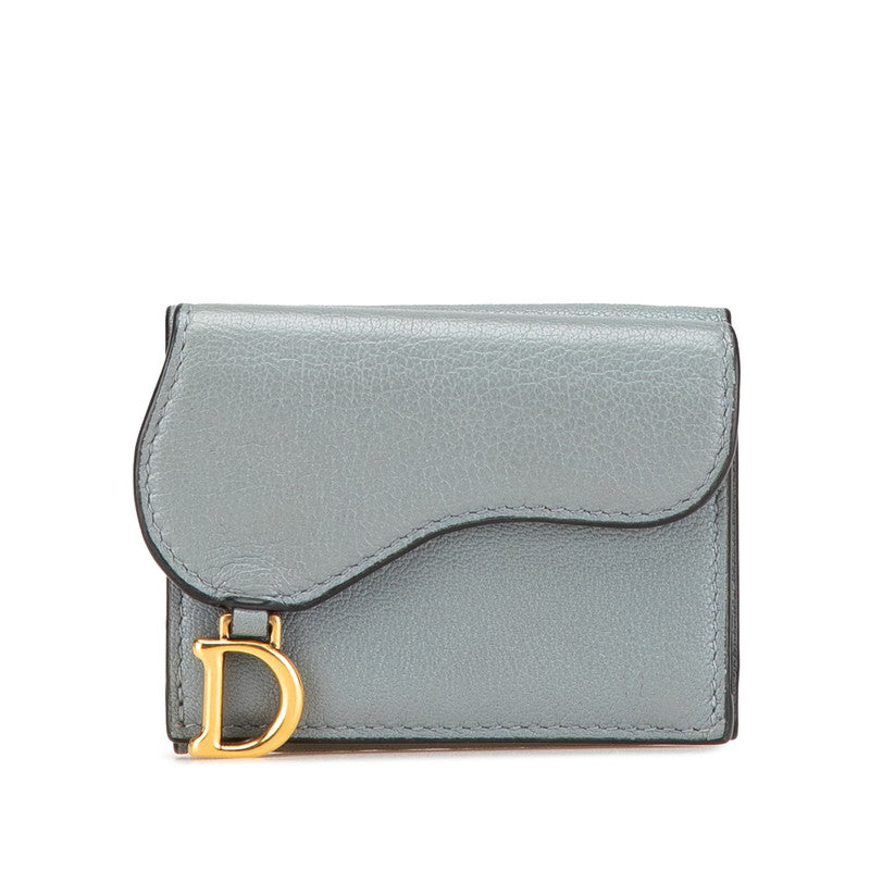 Dior Saddle Lotus Leather Wallet