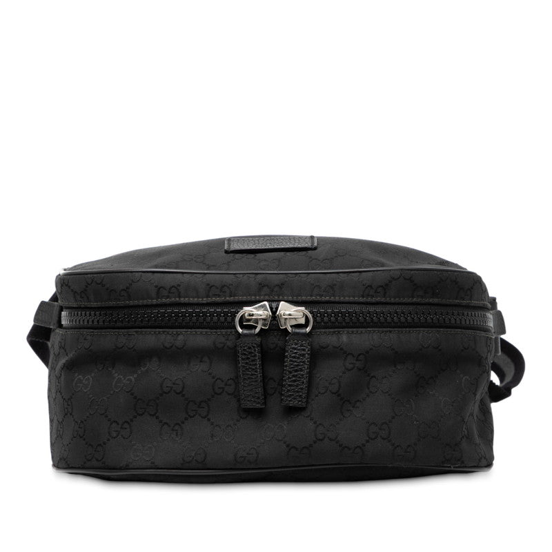 Gucci GG Nylon Nylon Leather Belt Bag