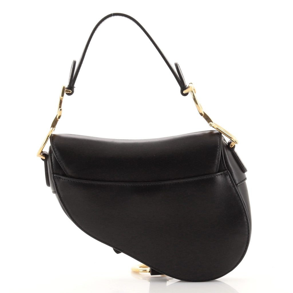 Saddle Handbag Leather Mini
