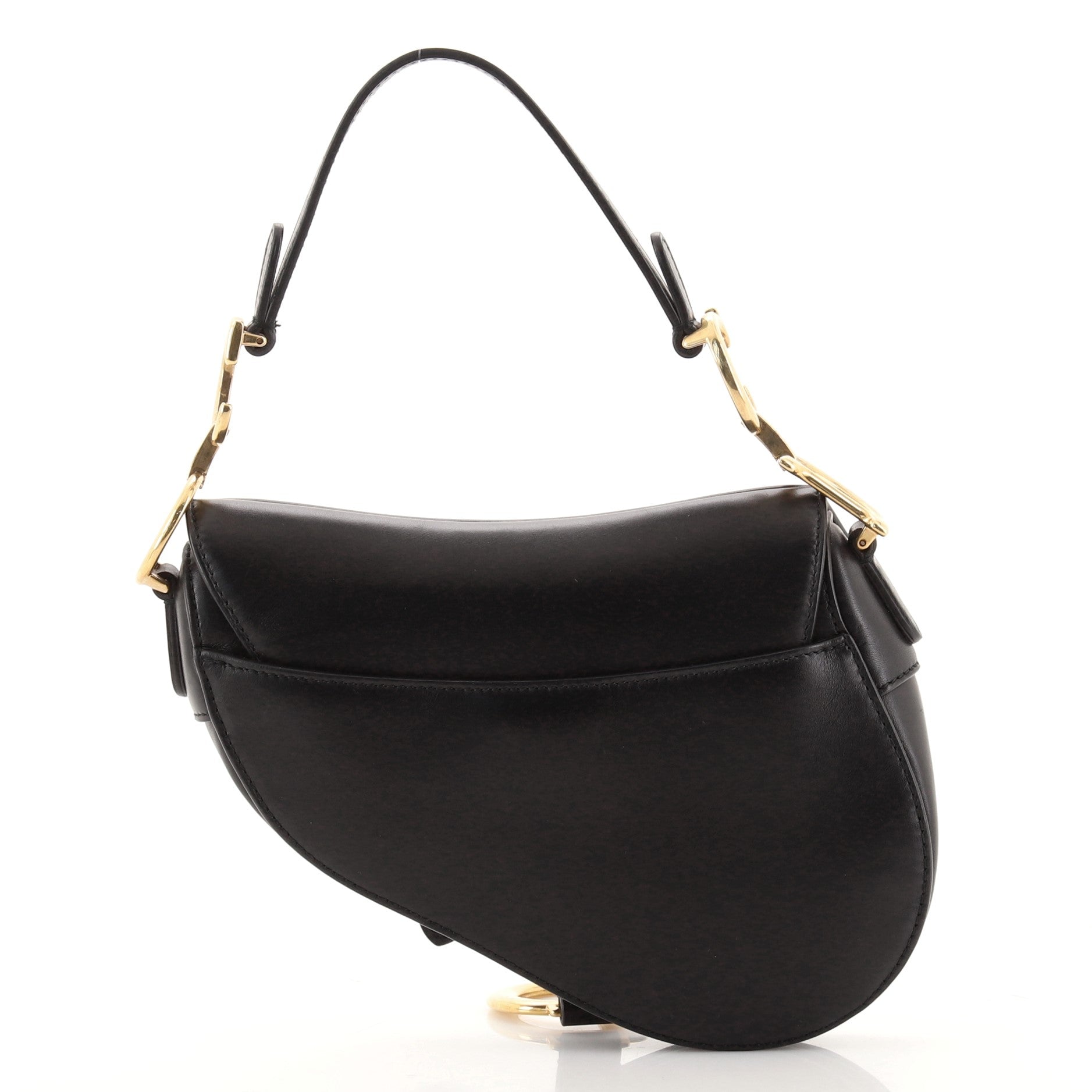 Saddle Handbag Leather Mini