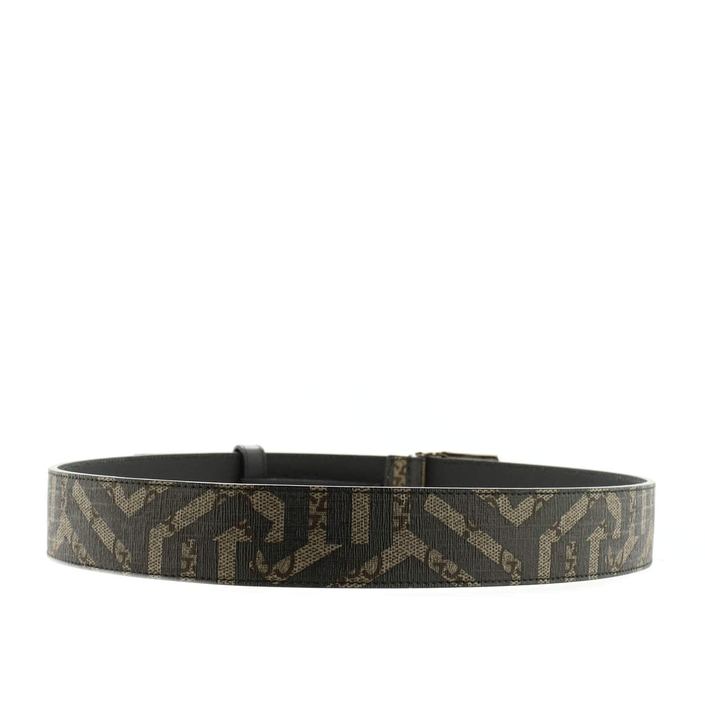 Plate Buckle Belt Caleido GG Coated Canvas Medium 85