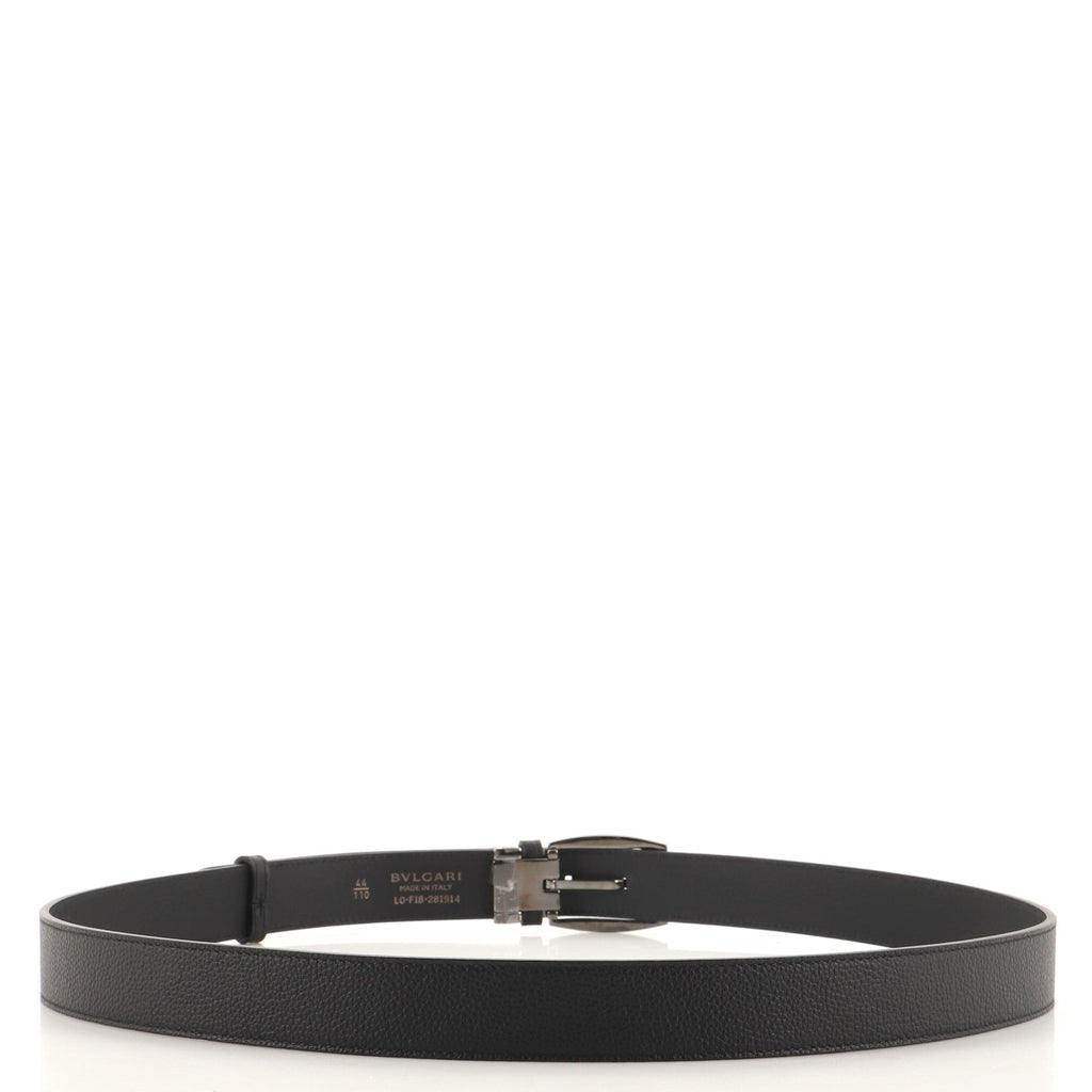 Ellipse Buckle Belt Leather Medium 110