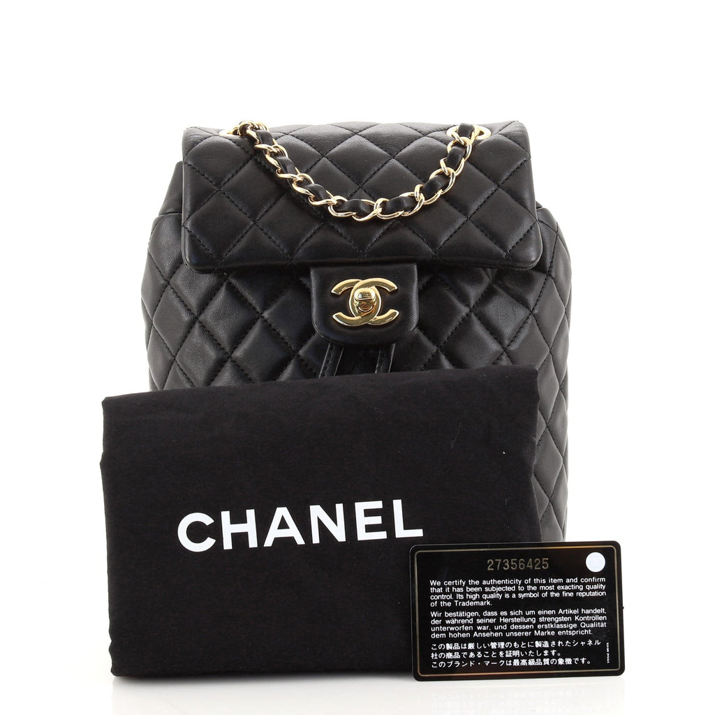 Urban Spirit Backpack Quilted Lambskin Mini