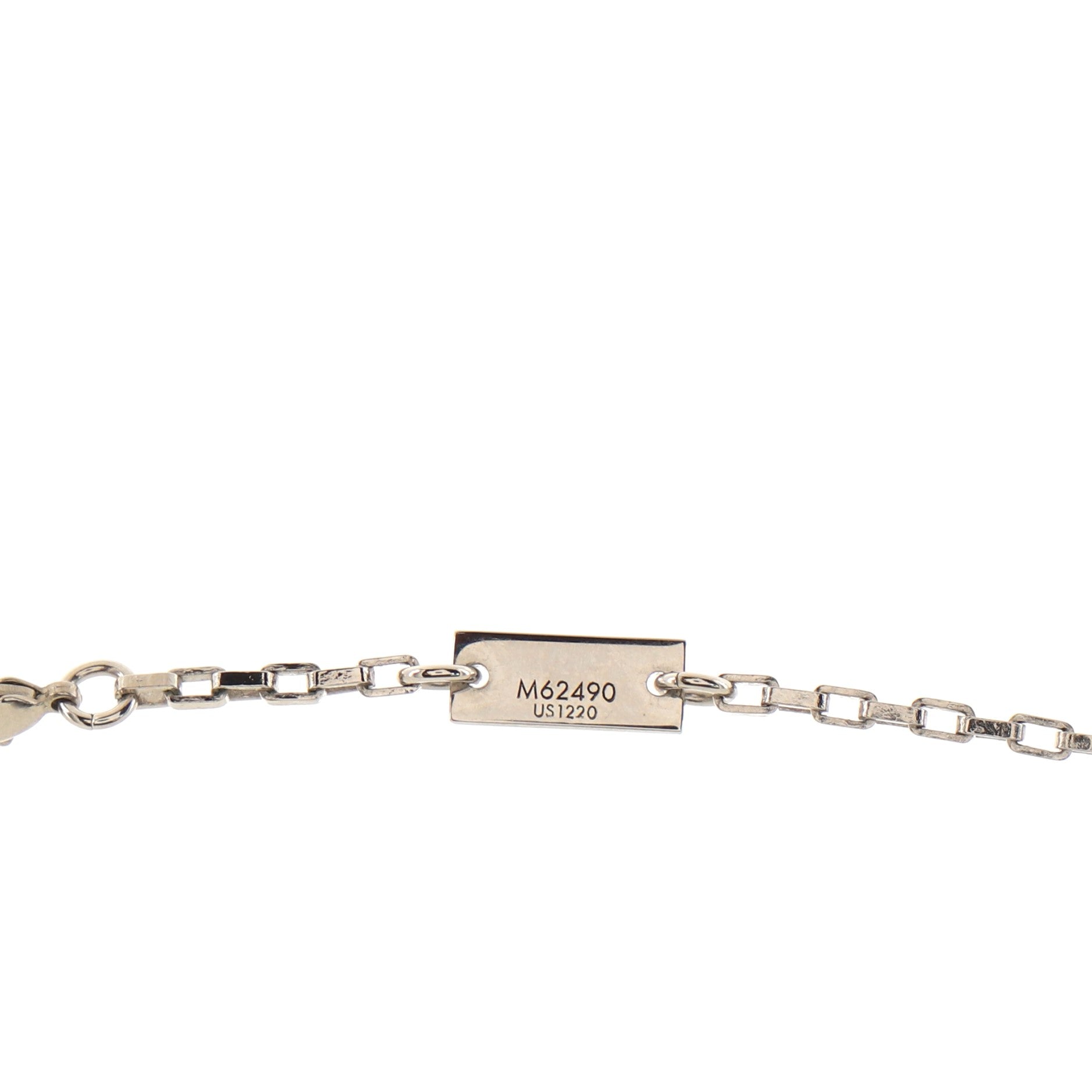 Collier Damier Colors Pendant Necklace Metal with Enamel