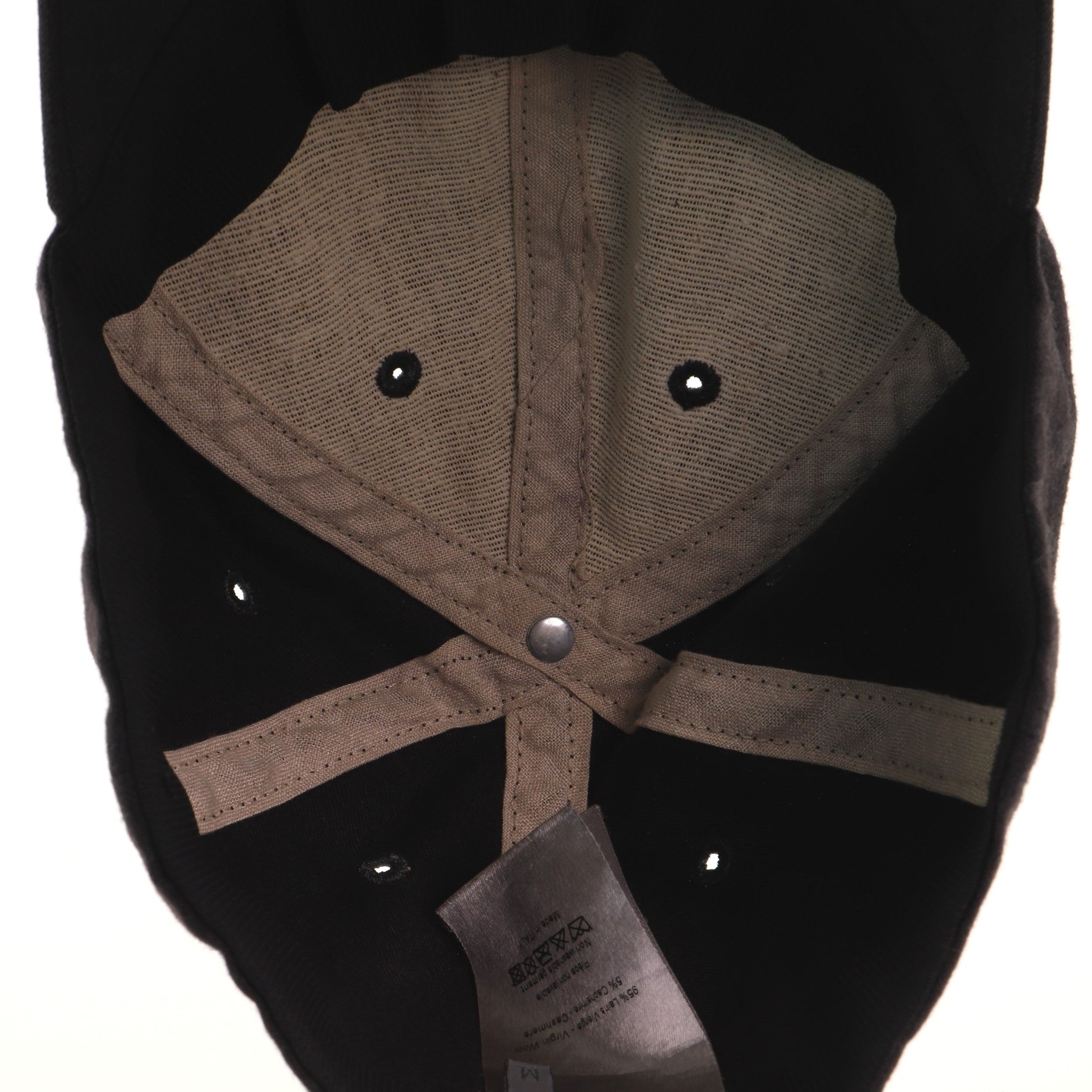 Homme Baseball Cap Wool and Cashmere XXL