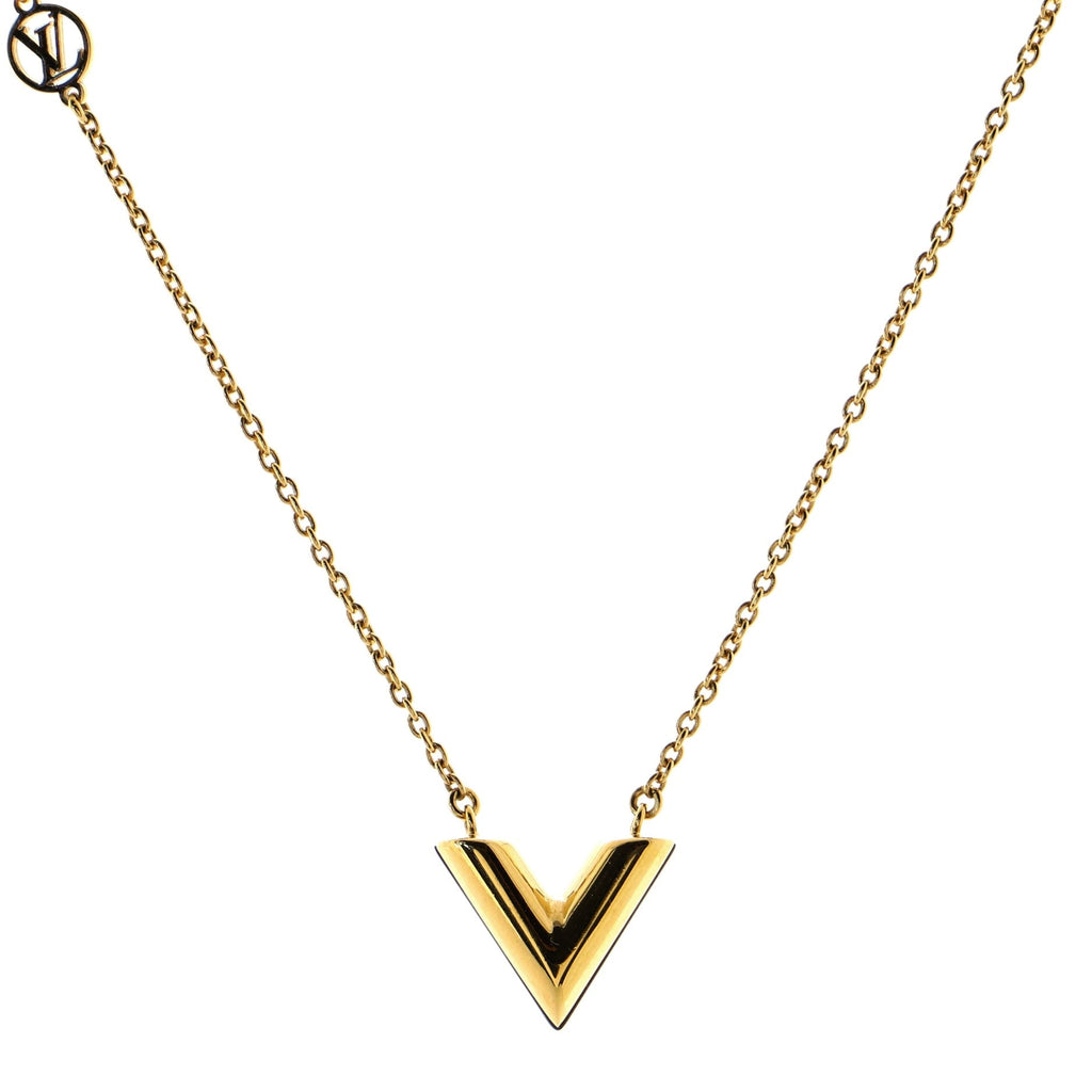 Essential V Necklace Metal