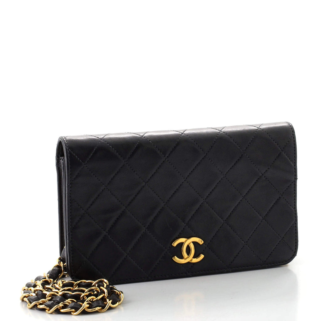 Vintage Full Flap Bag Quilted Lambskin Mini