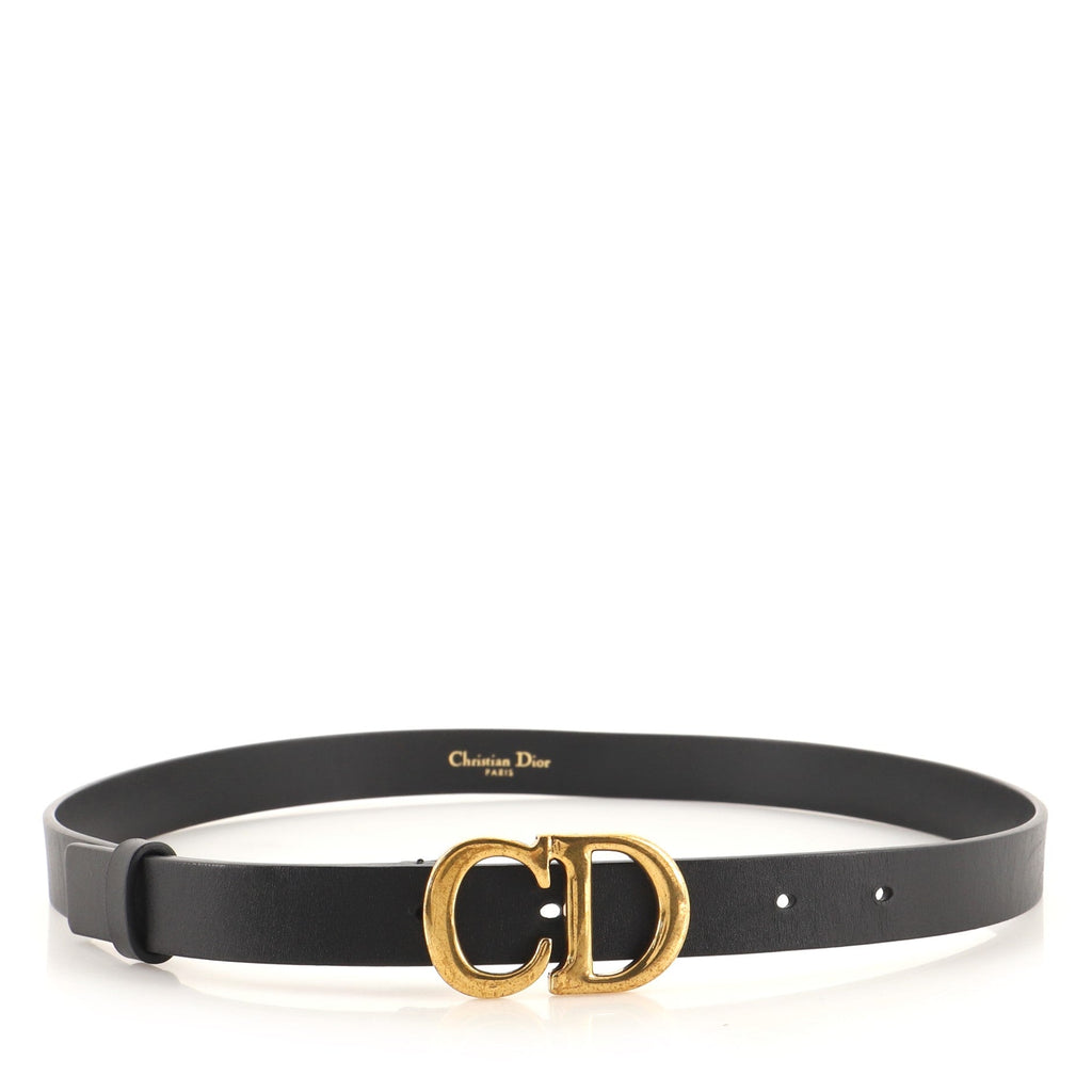 Saddle Belt Leather Thin 75