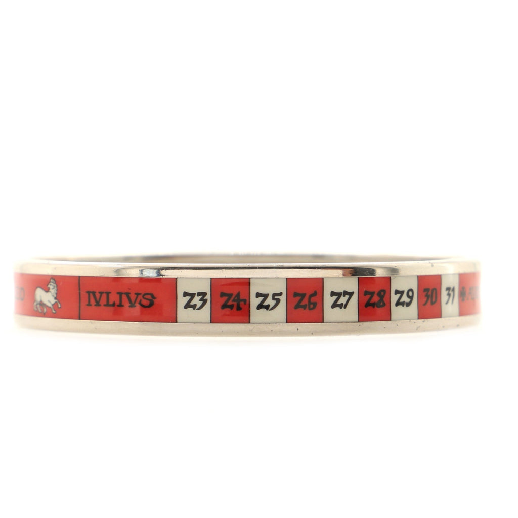 Bangle Bracelet Printed Enamel Narrow
