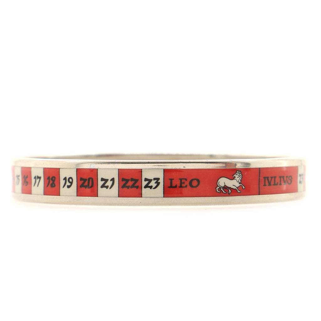 Bangle Bracelet Printed Enamel Narrow