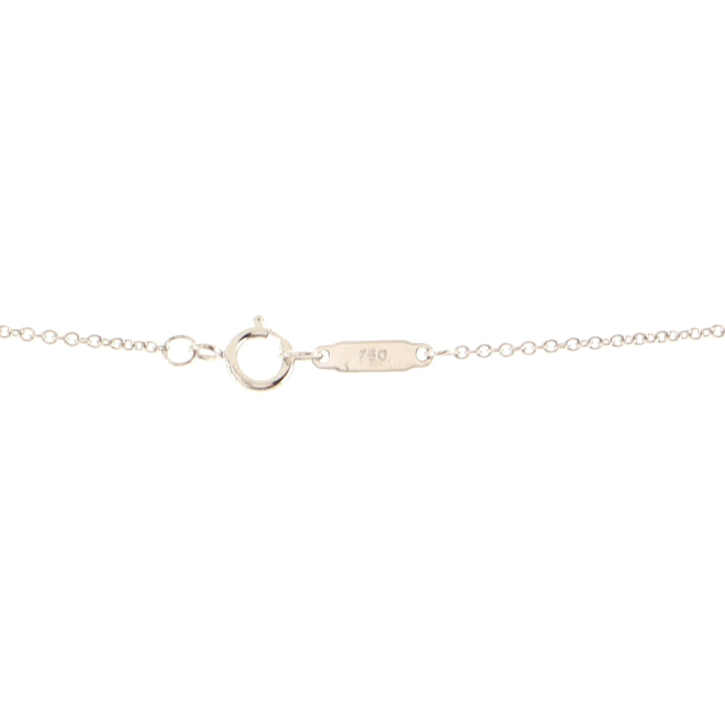 Cross Pendant Necklace 18K White Gold with Diamond