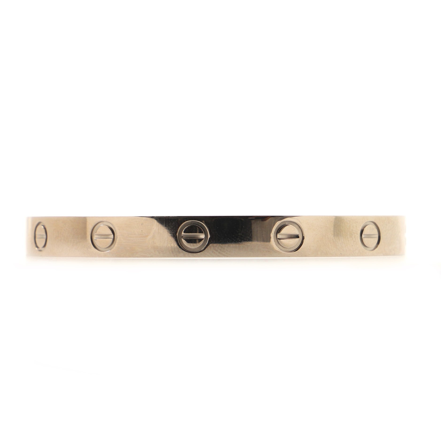 Love Cuff Bracelet 18K White Gold