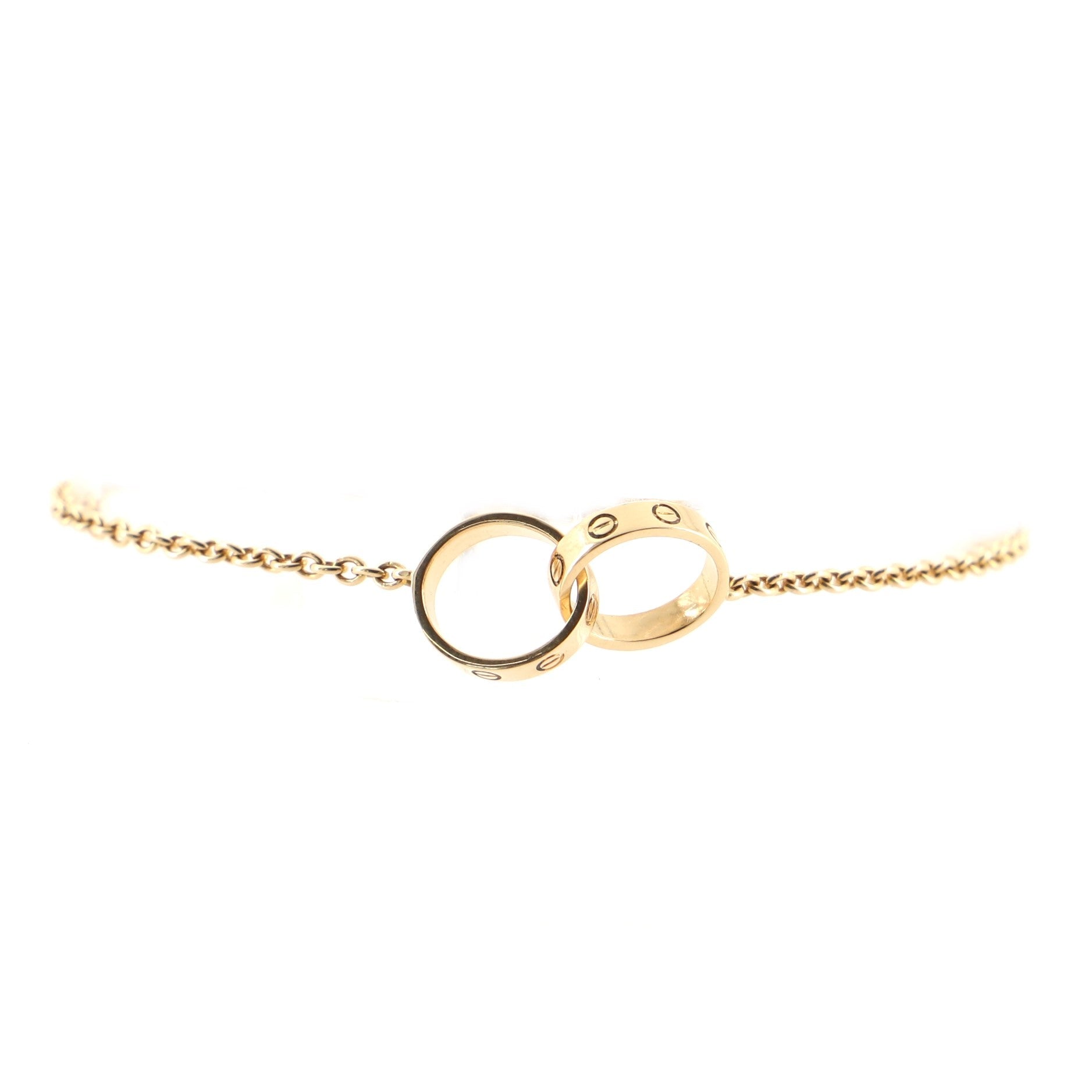 Love Interlocking Bracelet 18K Yellow Gold